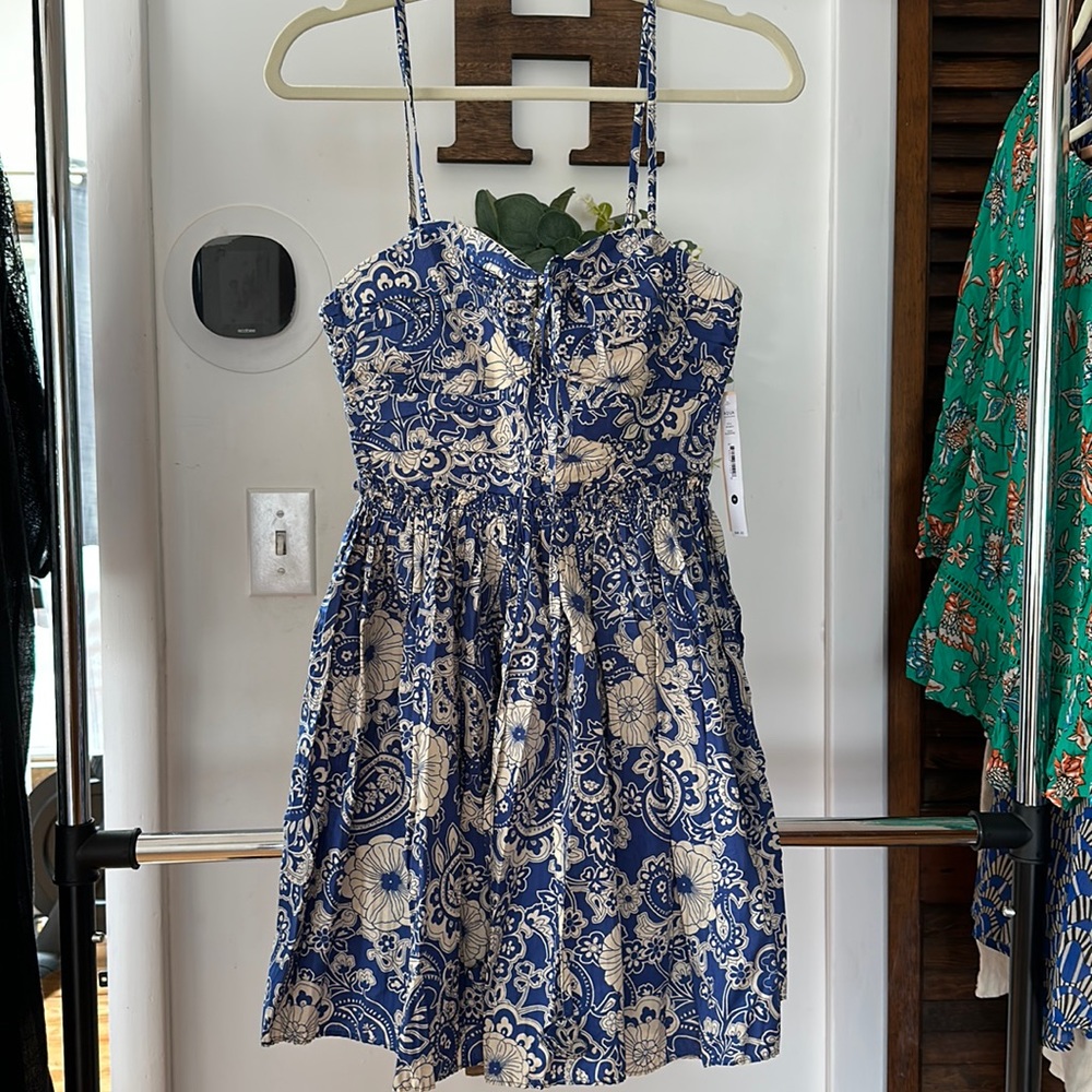 Bloomingdale’s AQUA- Paisley Print Halter Mini Dress - 100% Exclusive